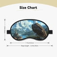 thumbnail image 4 of Salouo Majestic Eagle Over Castle Pattern Eye Masks, 1-Pack Sleep Mask Eye Cover Washable Sleeping Eyeshade Block Sleep Shade Cover Light Reduces Traveling Gifts, 4 of 7