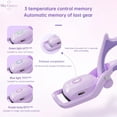thumbnail image 5 of Heated Eyelash Curler, 5s Fast Heat up, 24H Long-Lasting Curls, Rechargeable Temperature Control, Safe Anti-Burn, Purple, 5 of 7