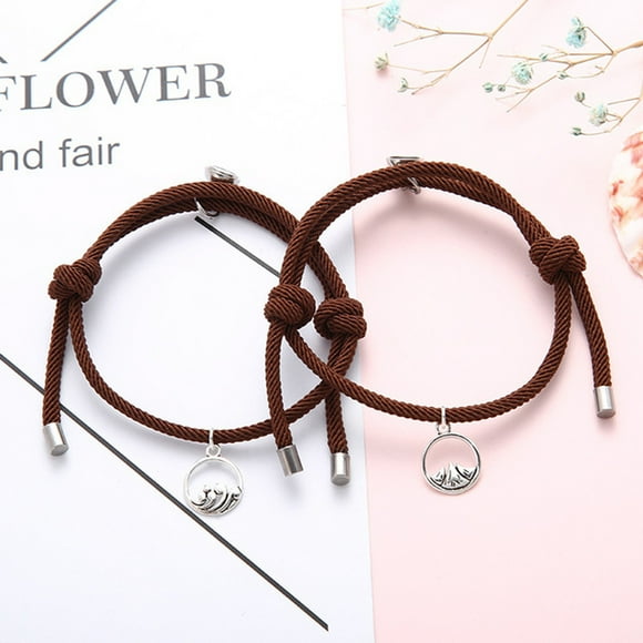 EGNMCR Bracelets for Women Men Women Fashion Couple Bracelet Lovers Hand Rope Valentine's Day Gift Couple Bracelet