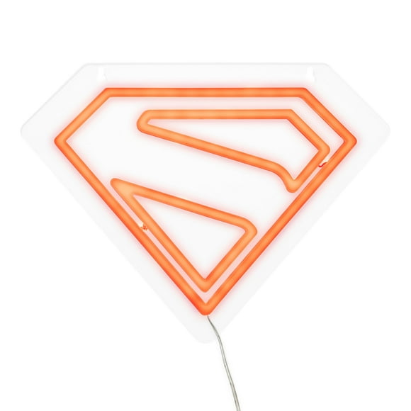 Letrero decorativo Paladone Superman LED de neón para pared, 24 cm