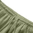 thumbnail image 5 of Ceisia Men's Linen Blend Wide Leg Pants Elastic Waist Drawstring Breathable Loose Fit Summer Beach Trousers Army Green M Gifts for Father, 5 of 9