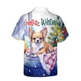 thumbnail image 2 of Watercolor Hello Winter Chihuahua Chill Christmas Welcome Hawaiian Shirt Breathable Summer Unisex Merch Dog Lover Gifts Idea - 00016, 2 of 6