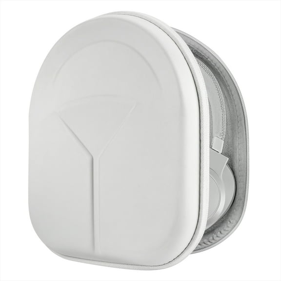 Geekria Shield Headphones Case Compatible with JBL TUNE 770/760/750NC, TUNE 720BT, Live 770NC, Replacement Hard Shell Travel Carrying Bag with Cable Storage (White)