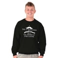 thumbnail image 5 of Mustache You Question Shave Later Pun Sweatshirt for Men or Women Brisco Brands M, 5 of 6