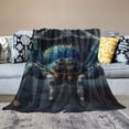 thumbnail image 2 of Orinice Spider Blanket Flannel Throw Blanket for Gifts for Women Men Girls Boys All Seasons Super Soft Cozy Plush Throws Blanket for Couch Sofa Bed Office  50x60in, 2 of 6