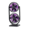 thumbnail image 2 of Ventilador de ventilador de escritorio liviano Operación tranquila Operación Doble 3 velocidades Configuración para el dormitorio de, 2 of 8