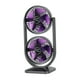 thumbnail image 2 of Ventilador de escritorio Ventilador de enfriamiento Ajustable Ligero Potente Silencioso Funcionamiento 3 Velocidades violeta, 2 of 9