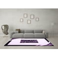 thumbnail image 3 of Ahgly Company Indoor Rectangle Abstract Purple Contemporary Area Rugs, 7' x 10', 3 of 4