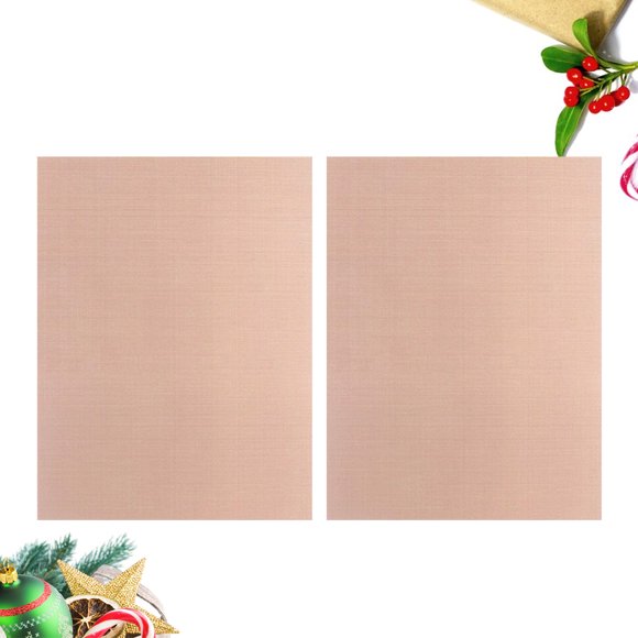 UPGRATOR 2Ud Cocción Saludable Bbq Mat Antiadherente Beige Para De Gas Eléctrica