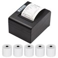 thumbnail image 1 of 80mm Thermal Receipt Printer POS-8330 with Auto Cutter & Large Paper, 300mm/s High-Speed Printing, USB+LAN Connectivity, 100-240V US Plug, Compatible with Windows/Linux/Android/iOS, Includes 5, 1 of 6