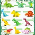 thumbnail image 6 of 6 Pcs Dinosaur Bath Toys for Toddlers, No Hole No Mold Baby Bath Toys with Storage Box, Dinosaur Bathtub Toys for Infants Kids Ages 3-8, Silicone Pool Toys Easter Gifts Birthday Baby Toy Gift, 6 of 7