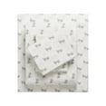 thumbnail image 1 of HOMETRENDS 4-Piece Parisenne Bow Flannel Sheet Set, Double, 1 of 6