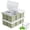 Green-2pack, variant on Large Ice Cube Tray for Whiskey: Silicone Ice Cube Trays with Lid - 2Pack Big Square Old Fashioned Ice Cube Maker for Cocktail - 2inch Huge Cubed Ice Trays for Whisky