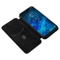 thumbnail image 4 of For TCL 10 5G UW(US Version) Carbon Fiber Texture Horizontal Flip TPU + PC + PU Leather Case with, 4 of 9