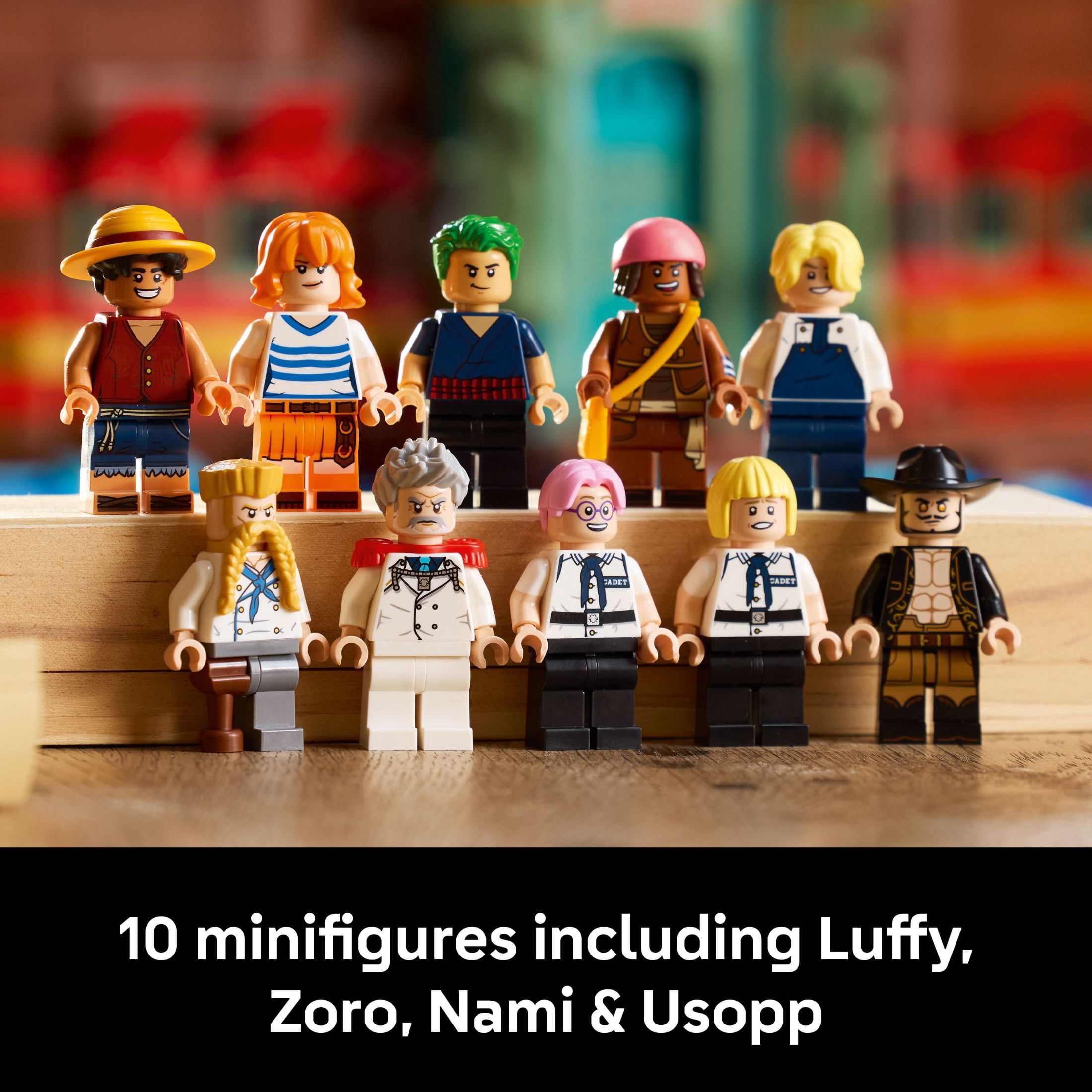 LEGO ONE PIECE The Baratie Floating Restaurant 3D Puzzle for Adults - Collectible Building Blocks for Anime Fans, 18+ - Arts and Crafts DIY Kit W/10 Minifigures - Gift Idea for Birthdays -  75640