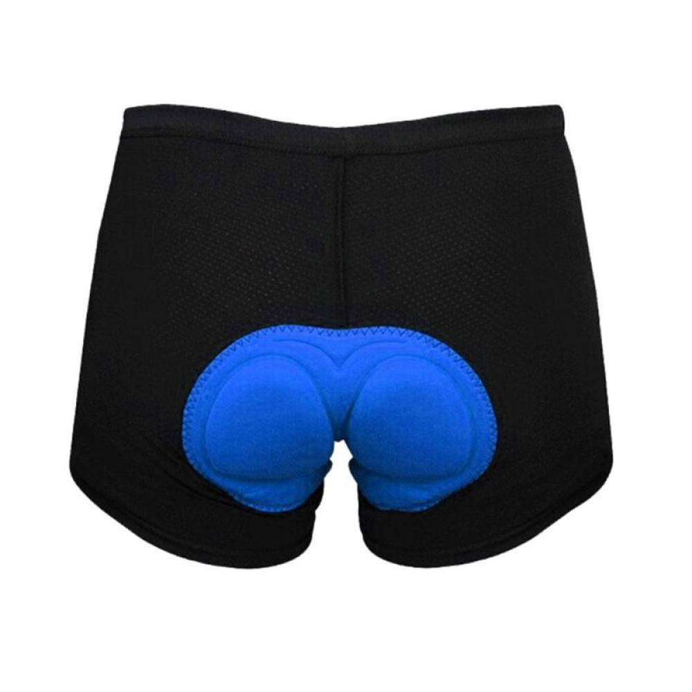 Lixada Mens Cycling Underwear Shorts 5D Gel Padded Bicycle Mountain Bike Short Blue