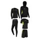thumbnail image 1 of Conjunto de ropa Interior deportiva 5pcs Salvador Gi Verde m Chándal transpirable para hombre, 1 of 10