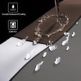 thumbnail image 3 of Brown Shower Curtain Modern Bathroom Accessories Decor Black Gray White Shower Curtain Set with 12 Hooks 72x72 Inches, 3 of 6