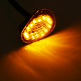 thumbnail image 4 of 1 par de luces LED ámbar de intermitente, lámpara indicadora, montaje empotrado para Yamaha YZF R1 R6 R6S Smoke, 4 of 5