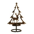 thumbnail image 4 of Christmas Tealight Holder under $5! Xqxayjr Christmas Tree Tealight Holder, Metal Tea Light Candle Stand, Holiday Table Decor, Mantel Christmas Decoration, Festive Candle Holder, Reindeer Design, 4 of 9