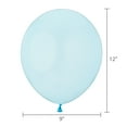 thumbnail image 3 of 12" Light Blue Latex Balloons, 15 Pieces, by Way To Celebrate, 3 of 6