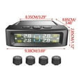thumbnail image 3 of Tgbvmt Four Tire Pressure Monitoring Solar Powered External System Real-Time Tire Pressure Display for Car Safety and Alerts, Ensures Accurate Monitoring and Prevents Tire-Related Accidents, 3 of 9