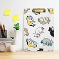thumbnail image 6 of FMSHPON Cat Hug Fish Clipboard Hardboard Wood Nursing Clip Board and Pull for Standard A4 Letter 13x9 inches, 6 of 8