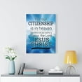 thumbnail image 5 of Scripture Walls  Our Citizenship Bible Verse Canvas Christian Wall Art Ready to Hang Unframed, 5 of 9