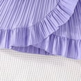 thumbnail image 6 of mgoYE Easter Little Girl Dress Girls Summer Dresses Cute Ruffle Sleeve Flowy Dress(Light Purple,7-8 Years), 6 of 9