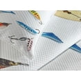 thumbnail image 4 of Ambesonne Fish Quilted Bedspread Set 3 Pcs, Hunting Hobby Leisure, King Size, Multicolor, 4 of 5