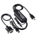 thumbnail image 2 of VGA a HDMI-Compatible+3.5 Audio+USB Adaptador Cable Monitor Proyector Conector Universal Accesorios Electrónicos, 2 of 9