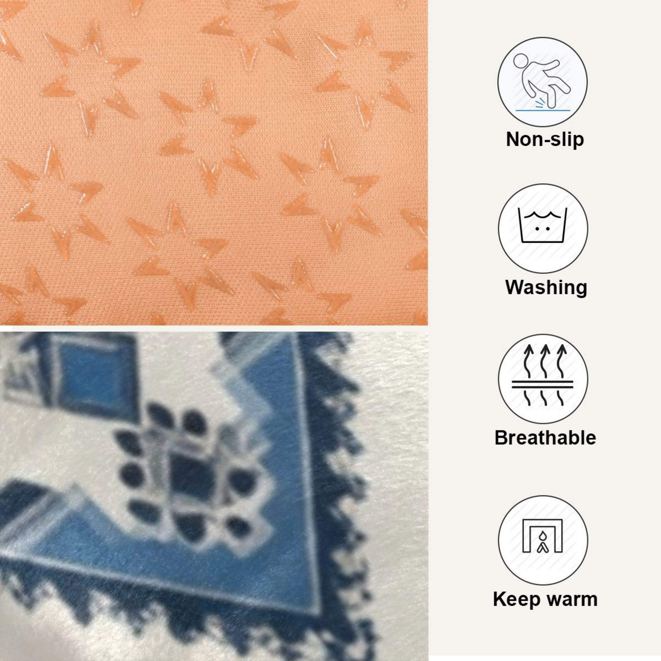 Cozy Mat Pet Bed Indoor Outdoor Warm Soft For Cat Dog Puppy(S/M) Ethnic Exotic