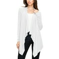 thumbnail image 3 of Made by Johnny Women's Off-Duty Open Front Cardigan XL WHITE, 3 of 6