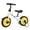 Yellow-White, variant on Ubravoo Fit 'n Joy Toddler Balance Bike,4-in-1 Starter Kids Training Bicycle,Rear Single Rod,Blue