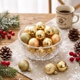 thumbnail image 5 of Shatterproof Christmas Tree Ball Ornaments, Hanging Xmas Decor Baubles, Holiday Decoration Balls for Wreath, Garland, Home Party Wedding Decor 3cm 36pcs, 5 of 8