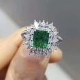 thumbnail image 2 of Fashion Cubic Zircon 925 Silver Ring Women Engagement Party Gift Sz 6-10, 2 of 4