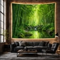 thumbnail image 6 of Bamboo Forest Numerous with Tall Slender Stalks Stand, Mystical Fantasy for Space Lovers, Galaxy Room Decor, Housewarming Gift, Tapestry Wall Hanging for Bedroom and Dorm, 6 of 7