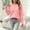 A13 Hot Pink, variant on Girls Crewneck Pullover Sweaters Casual Long Sleeve Chunky Knit Jumper Tops Loose Fit Fall Winter Knitwear Flattering Comfortable Basic Top Teen Girls
