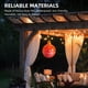 thumbnail image 3 of Artículos de decoración Irfora Globo inflable de Navidad, bola de Navidad de PVC, adorno impermeable de gran tamaño para decoración de patio, fiesta de boda al aire libre, Navidad, Año Nuevo Irfora Artículos de decoración, 3 of 7