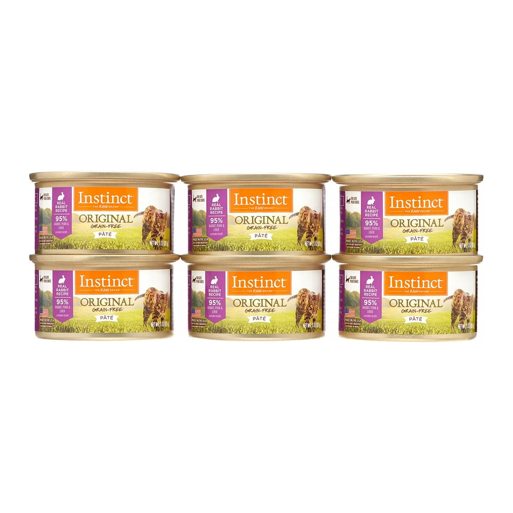 Instinct Original Grain Free Real Rabbit Recipe Natural Wet Canned Cat