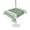 Sage Green, White, Green, variant on Outdoor Tablecloth with Umbrella Hole for Patio/Picnic/Party/Camping, Vintage Navy Blue Striped Waterproof Table Cloth Rectangle Table Cover Washable, Farmhouse Modern Stripes Boho (60"x 120")