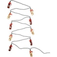 thumbnail image 2 of Kurt Adler Champagne Bottles with Bows Christmas Light Set - 12' Green Wire - 10ct, 2 of 9