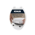 thumbnail image 3 of KOHLER Cachet ReadyLatch Quiet-Close Elongated Toilet Seat 4636-RL-0, 3 of 5