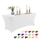 thumbnail image 1 of Mantel IVAPUPU para mesa rectangular ajustable de 8 pies, color blanco, 1 of 6