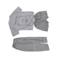 thumbnail image 4 of Conjunto de Pijama Nikou de 3 Piezas para Mujer a Cuadros con Estampado de Oso de Dibujos Animados, 4 of 9