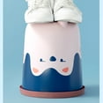 thumbnail image 3 of ZPSHYD Garbage Container Basket, PP Trash Can Wastebasket Recycle Bin Cute Bear Pattern Large Capacity for Bathroom Bedroom Kitchen(S-Pink), 3 of 6