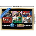 thumbnail image 3 of DC X Sonic The Hedgehog - Justice League And Team Sonic Wall Poster, 14.725" x 22.375" Framed, 3 of 5