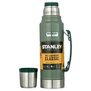 (2 pack) STANLEY Classic Vacuum Bottle, Green/Silver