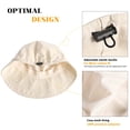 thumbnail image 3 of Sun Hats for Women, Summer Beach Sun Hat for Women Wide Brim Visor Fedora Cap UPF50+, 3 of 7