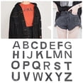 thumbnail image 3 of 26 Pieces Alphabet Letters Patch A-Z Apply Patch Iron in Cost On Appliques Badge Black, 3 of 8